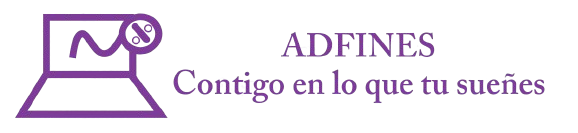 Logo de adfines en menú